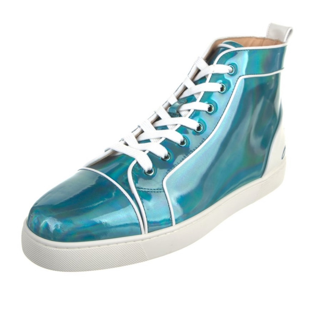 Christian Louboutin Printed High Top Sneakers - Picture 5 of 6